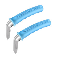 Lot de 2 poignées de porte à loquet - Bleu, charge utile de 450 lb