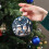 White and Blue Acrylic Christmas Ornaments Snowman Tree 5