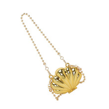 Beaded Chain Mini Purse Acrylic Evening Bag-Gold version A