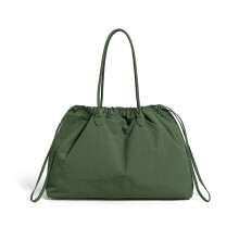 Geräumige, lässige Umhängetasche, leichte Handtasche-dunkelgrün