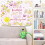 Tapeçaria motivacional rosa 50x60 polegadas, 60x80 polegadas, 60x90 polegadas 4
