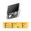 Console de Videogame Portátil E5Plus 5 Polegadas HD Retro Game Console 6000mAh Video Game Console Portátil com Cartão 128G 3