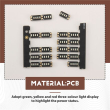 20Pcs 3.7-4.2V Metering Module 1 String Ternary Lithium Battery Power Display Led Light