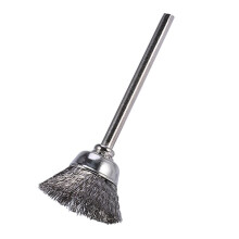 15 PCS 15 mm Steel Wire Brush for Rotary Tools Straight Grinder