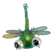 Iron Dragonfly Ornament for Garden