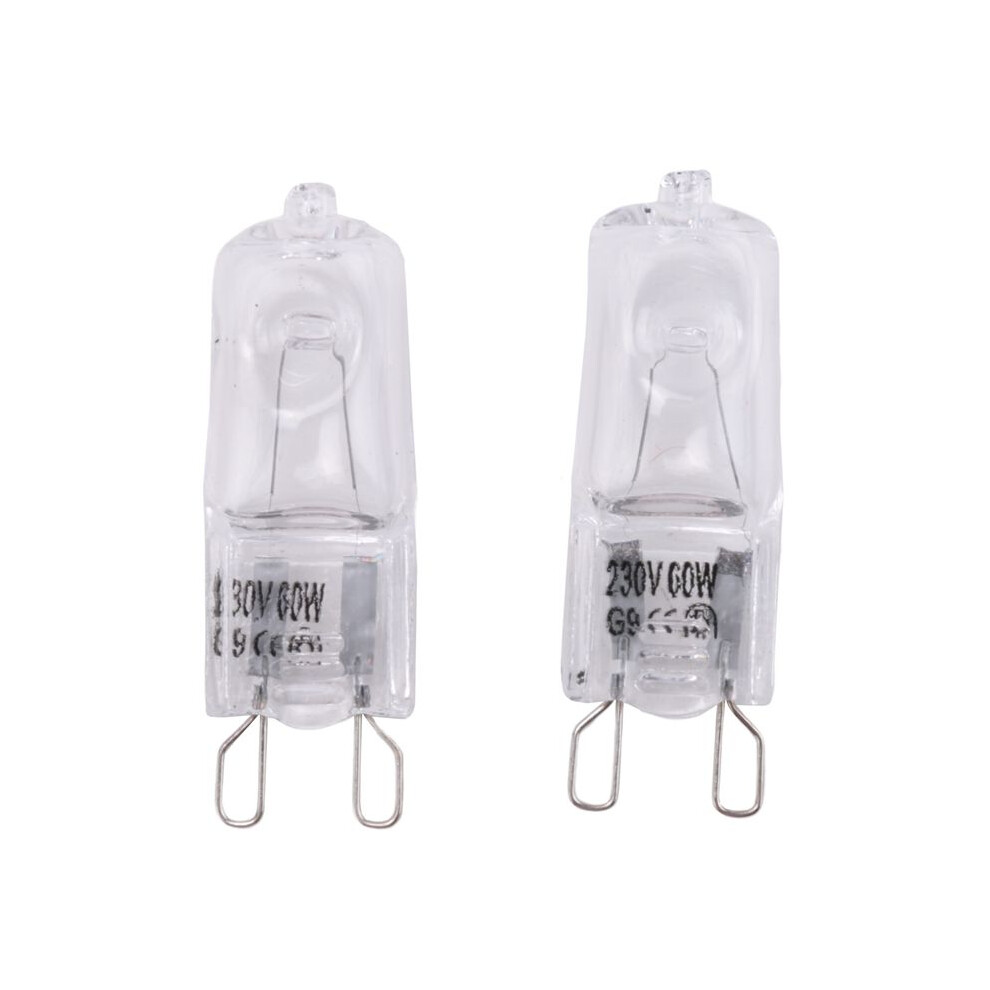 60Pcs G9 Halogen Bulbs,60W Clear Halogen Lamps Dimmable,Warm 2800K For Chandeliers,Pendants,Landscape S Light/White 6031183687263