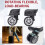 4-Pack Bagagebyte, Utbytesbagage ResväSka Spinnerhjul, Universellt SväNgbart Hjul för Bagage 7