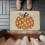 Halloween pumpa mönster golvmatta inomhus utomhus 3