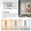 Moderne 360 draaibare LED-wandlamp – wit 4