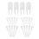 1Set ABS Plastic Inflation Plugs for Exercise Ball White Stopper Kit 1