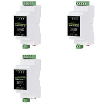 3X Industrieller Isolierter RS485-zu-ETH (C) RJ45-Konverter Zur Wand-/Schienenmontage für Modbus für Zuverlässige Datenkommunikation