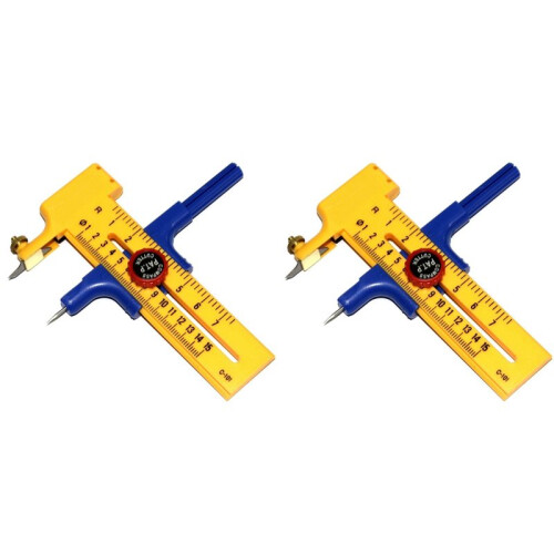 2X Compass Circle Cutter Circular Cutting Tool Adjustable Compass Circle Cutter Cortador Circular Circle Cutter
