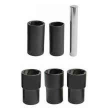 6-Teiliger Muttern- und Schraubenausdreher 17-24 mm, zum Entfernen Von 1/2"-Muttern und Beschädigten Muttern, Steckschlüssel-Ausdreher