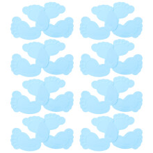 Blue Footprint Confetti Sprinkles for Baby Gender Reveal Party