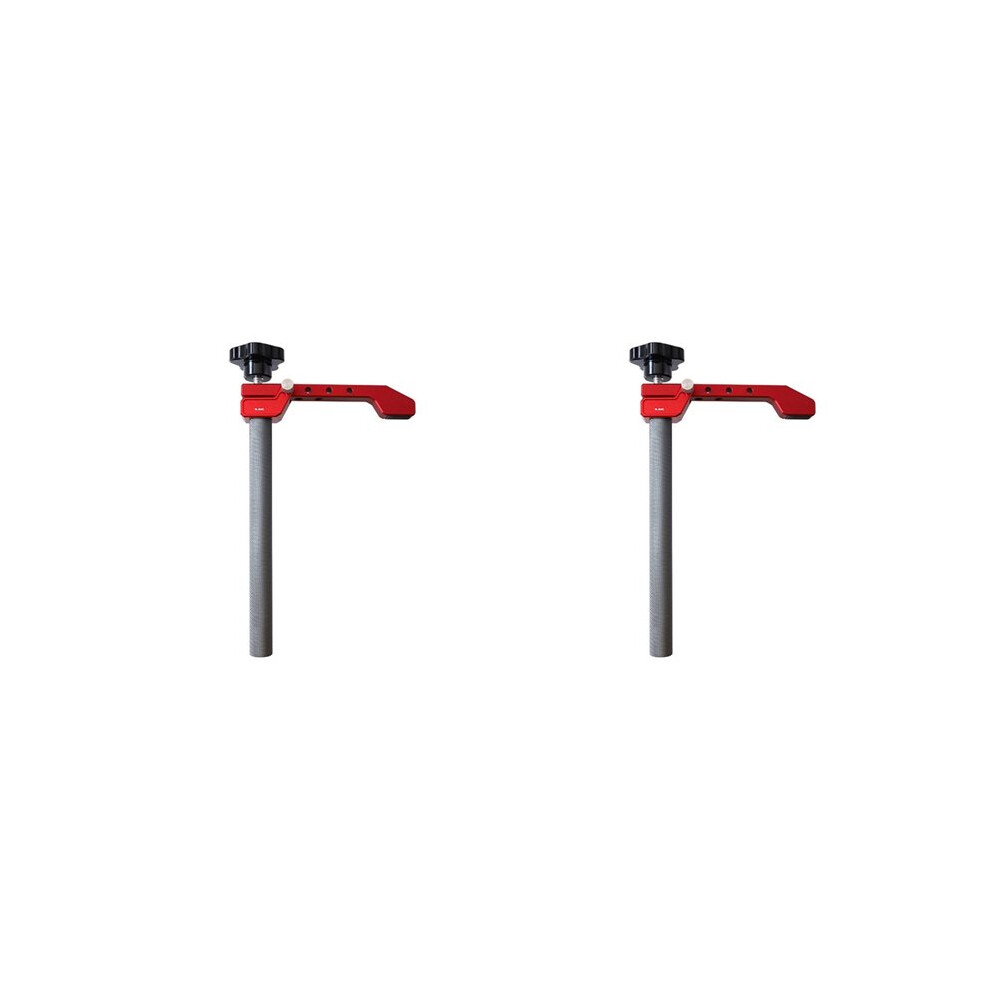 2X Bench Dog Clamp 19Mm Dog Hole Clamp Adjustable Aluminum Alloy Quick Acting Dog Clamp For Woodworking Clamps 19Mm 4711168939007