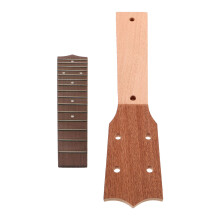 1Set Acoustic Ukulele Neck Repair Part with Smooth Wooden Fingerboard