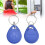 100Pcs 125 Khz Proximity ID Card RFID Keyfob Access Control Key for Door Entry Access Control System TK4100 7