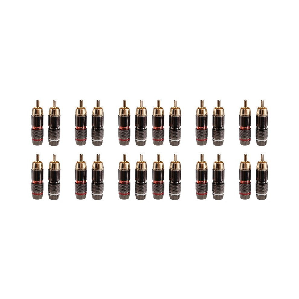 24Pcs Rca Male Adapter Solder Connector For Audio Video Cctv Ip Camera Security Coaxial Cable Solderness 6032687755151