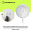 Household Wardrobe White Plastic 7cm Dia Suction Cup Single Hook Wall Hangers 6