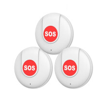 3 Stück Tuya  WiFi SOS-Taste Notfall-Funkalarm Panikgerät für Senioren und Kinder  Life Fernbedienung