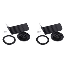 2X Kayak Gouvernail Système Pièces Bateau Canoë Gouvernail Kayak Bateau de Pêche Accessoires de Voile
