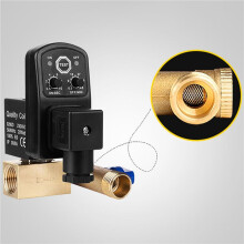 6pcs 1/2 Inch Dn15 Electric Timer Auto Water Valve Solenoid Electronic Drain Valve for Air Compressor Condensate