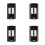 4X Remote Control for to.GO WV Series Garage Door Opener 433.92MHz Rolling Code Handheld Launch for 2WV Models 1