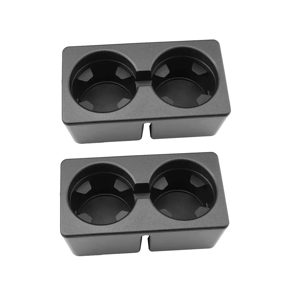 2Pcs 22860866 Car Center Console Water Cup Holder For Suburban Tahoe Sierra Yukon 07-14 Double Cupholder 4713332048478