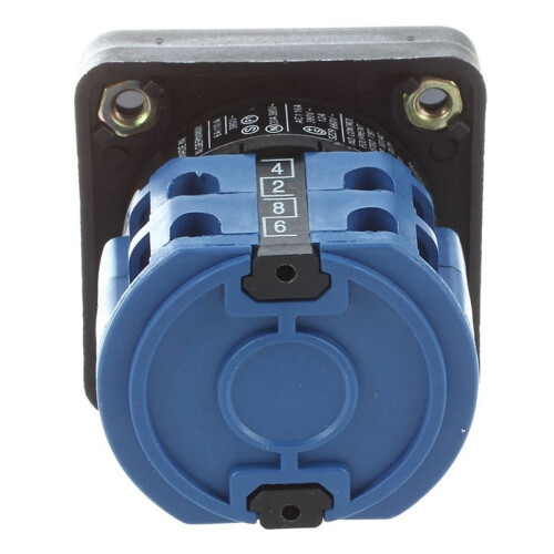 2X 660V 20A 6 Terminals 4 Positions Rotary Cam Changeover 2