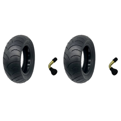 2Ensemble Pneu 11 Pouces 90/65-6,5 pour Scooter Électrique