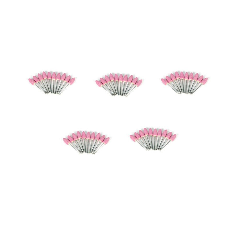 50Pcs Abrasive Mounted Stone For Accessories Grinding Stone Wheel For Rotary Tools Bullet-Shape 4711587038213