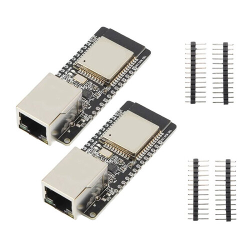 2PCS WT32-ETH01 ESP32 Wireless Module Serial Port Networking  + WiFi Combo Gateway Module