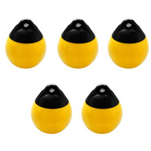 5X Schwer Lastung PVC Boot   Runde  Boje Dock StoßStange  Aufblasbarer Schutz Marine  Boje Gelb