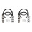 4er-Pack D-Typ-XLR-Kabel, Durchgangsstecker, D-XLR-Stecker auf Buchse für Premium-Stagebox, Patchpanel, Panelmontage 1