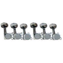 6pcs Chrome 6R Guitar Tuning Pegs for TL Guitars - Enhanced Stability B