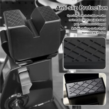 4PCS Slotted Pinch Weld Jack Pads, Rubber Car Jack Stand Pads for Non-Slip Cushioning Protection