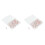 200Pcs Rose Gold Push Pins ThumbTacks Transparent Plastic Round  Map Tacks 1