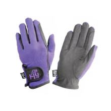 (M, Black/Purple) Hy5 Children/Kids Every Day Two Tone Riding Gloves