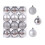 Staron Christmas ornaments silver 24 pcs 30mm 3