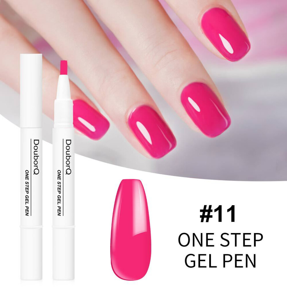 (11) New product manicure one-step nail polish gel pen style nail polish gel