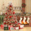 Christmas Ball Ornaments Plastic Red 30 pcs 2.36 inch 2