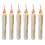 Flammeløse LED-koniske lys, batteridrevne, 6 stk. 2