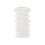 Vaso de plástico esmaltado branco de 20 cm para sala de estar 2