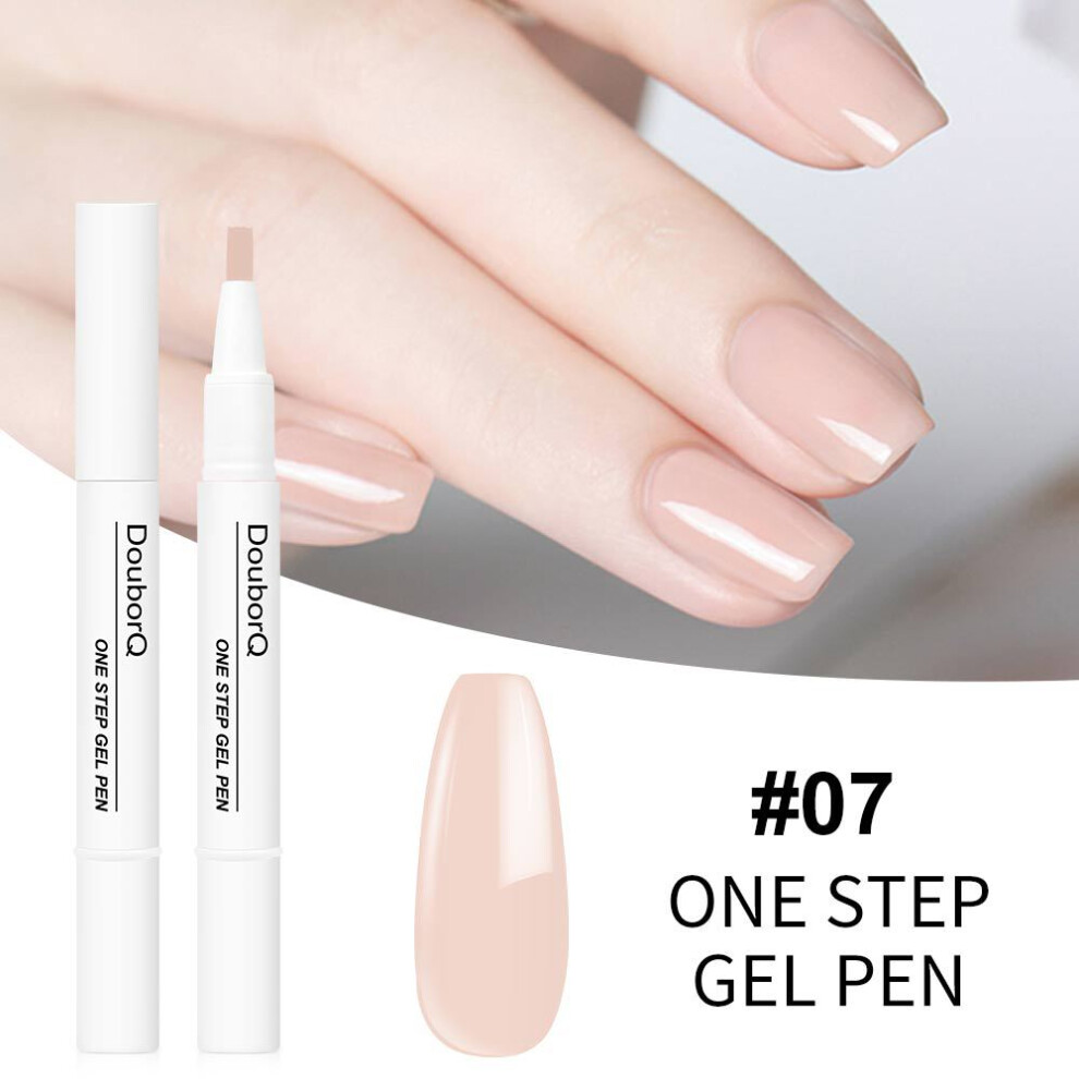 (7) New product manicure one-step nail polish gel pen style nail polish gel