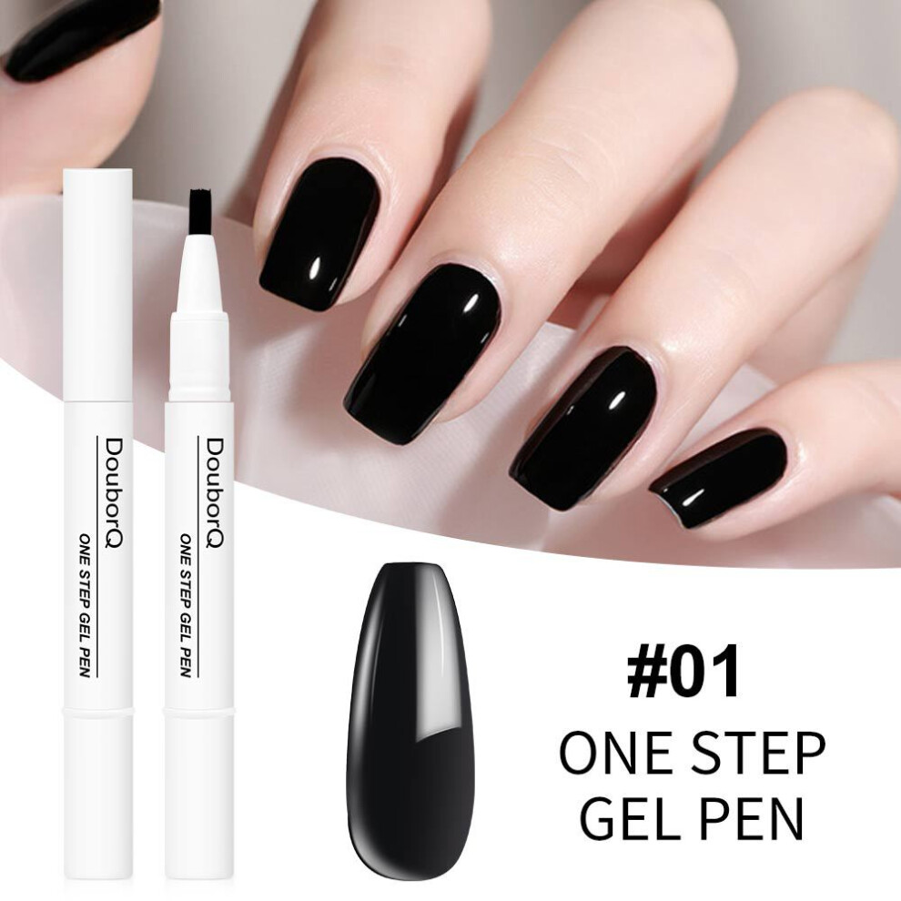 (1) New product manicure one-step nail polish gel pen style nail polish gel