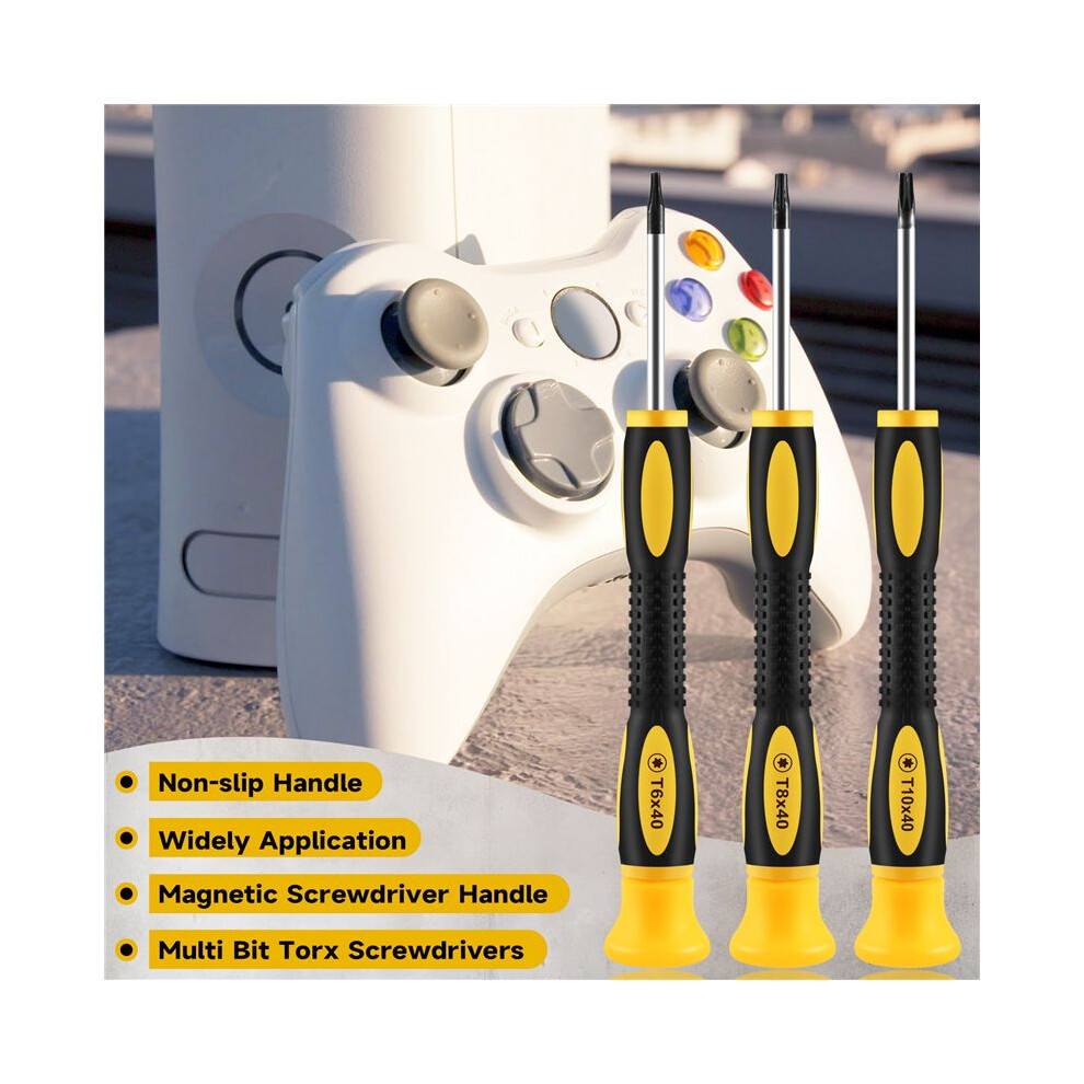 8Pcs/Set Torx T8 T6 T10 H35 Screwdriver Opening Tools Set Repair Tool Kit Screw Driver Pry For One 360 Ps3 Ps4 6032926594978