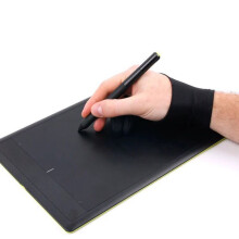 10-Pak Artist Drawing 2-Palcowe RęKawice Przeciwporostowe do Rysowania na Dowolnym Tablecie Graficznym Digital Drawing (M)