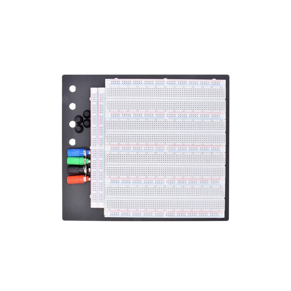 No Welding Solderless Breadboard Plate 3220 Tie-Points Test Circuit Board Zy-208 4Pcs 830 Points Black/Bronze 6034124953656