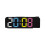 Simple Projection Alarm Clock LED Large Font Display Electronic Clock with Temperature Display G Style 1