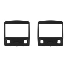 2X 2Din Autoradio Fascia voor  Escape 2008-2010 DVD Stereo Frame Plaat Adapter Montage Dash Installatie Bezel Trim Kit